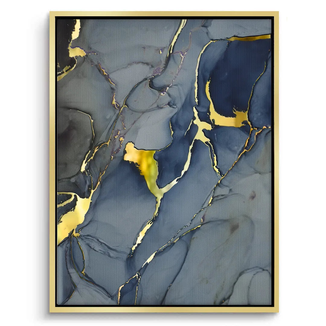 Midnight Marble - Canvas - Jasmineart.ae