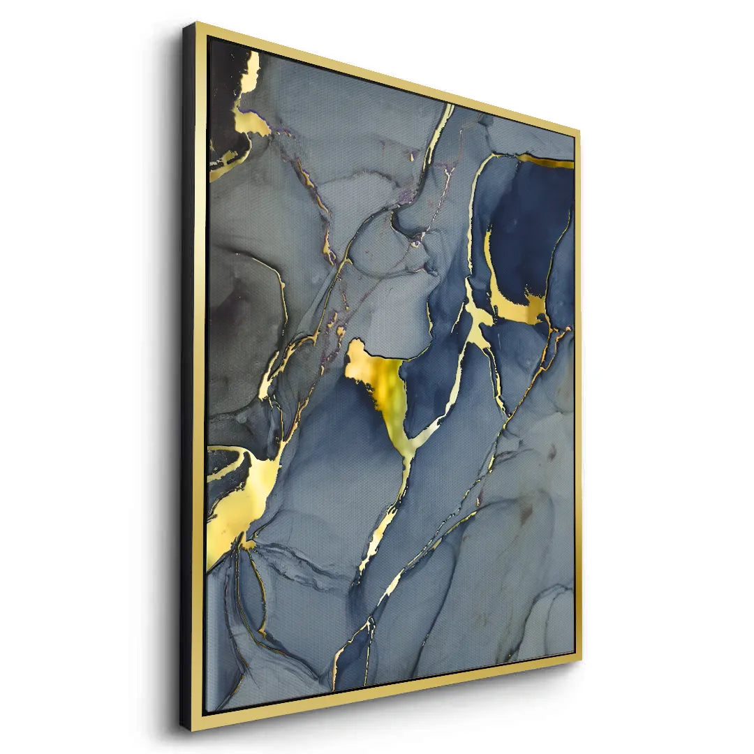 Midnight Marble - Canvas - Jasmineart.ae