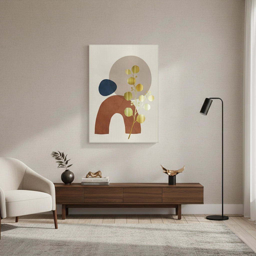 Midnight & Ochre - Canvas
