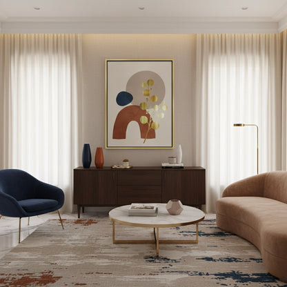 Midnight & Ochre - Canvas