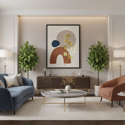 Midnight & Ochre - Canvas