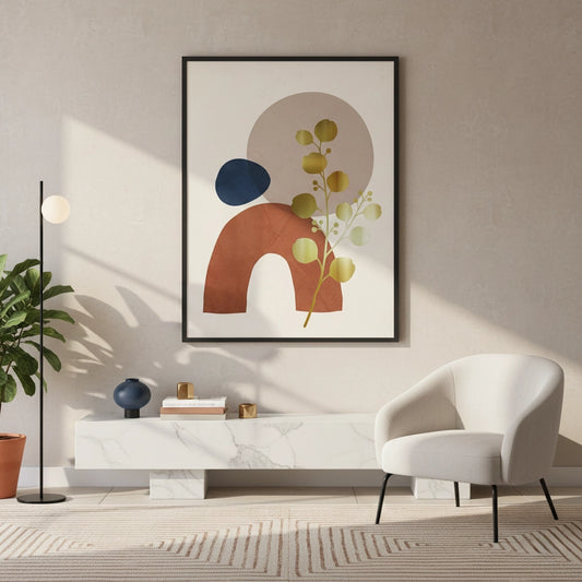 Midnight & Ochre- Fine Art