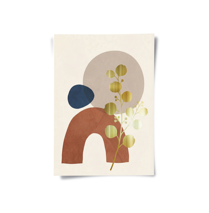 Midnight & Ochre - Poster