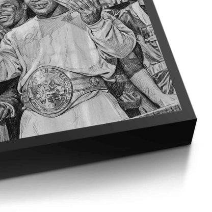 Mike Tyson Trump Plaza Victory Sketch - Fine Art