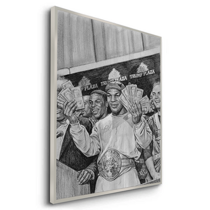 Mike Tyson Trump Plaza Victory Sketch - Fine Art