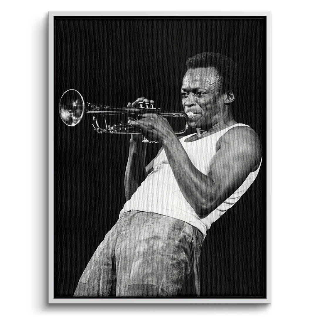 2Miles Davis Iconic Trumpet Solo - Canvas