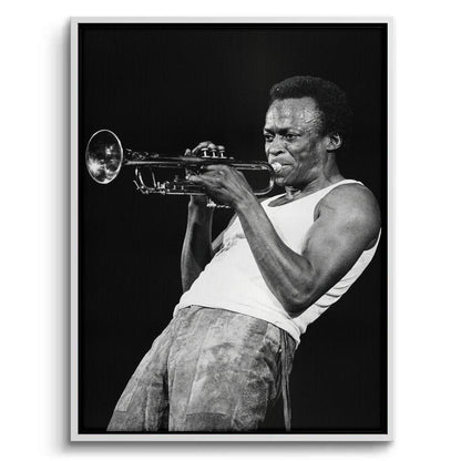 Miles Davis Iconic Trumpet Solo - Canvas