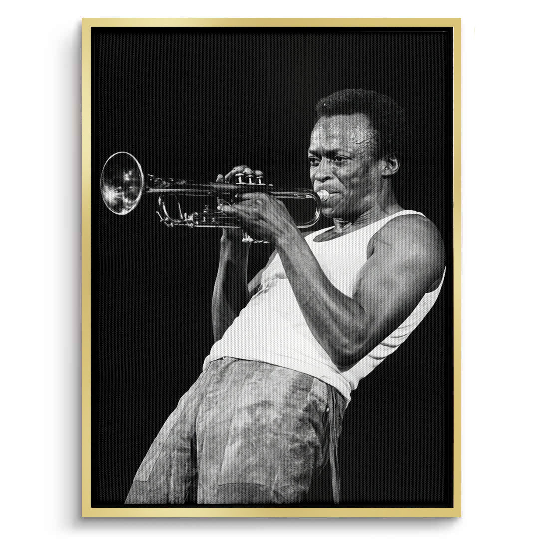 2Miles Davis Iconic Trumpet Solo - Canvas