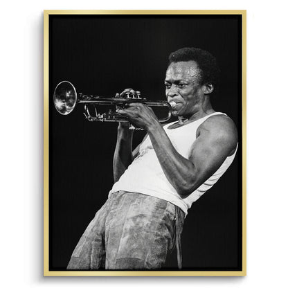 Miles Davis Iconic Trumpet Solo - Canvas