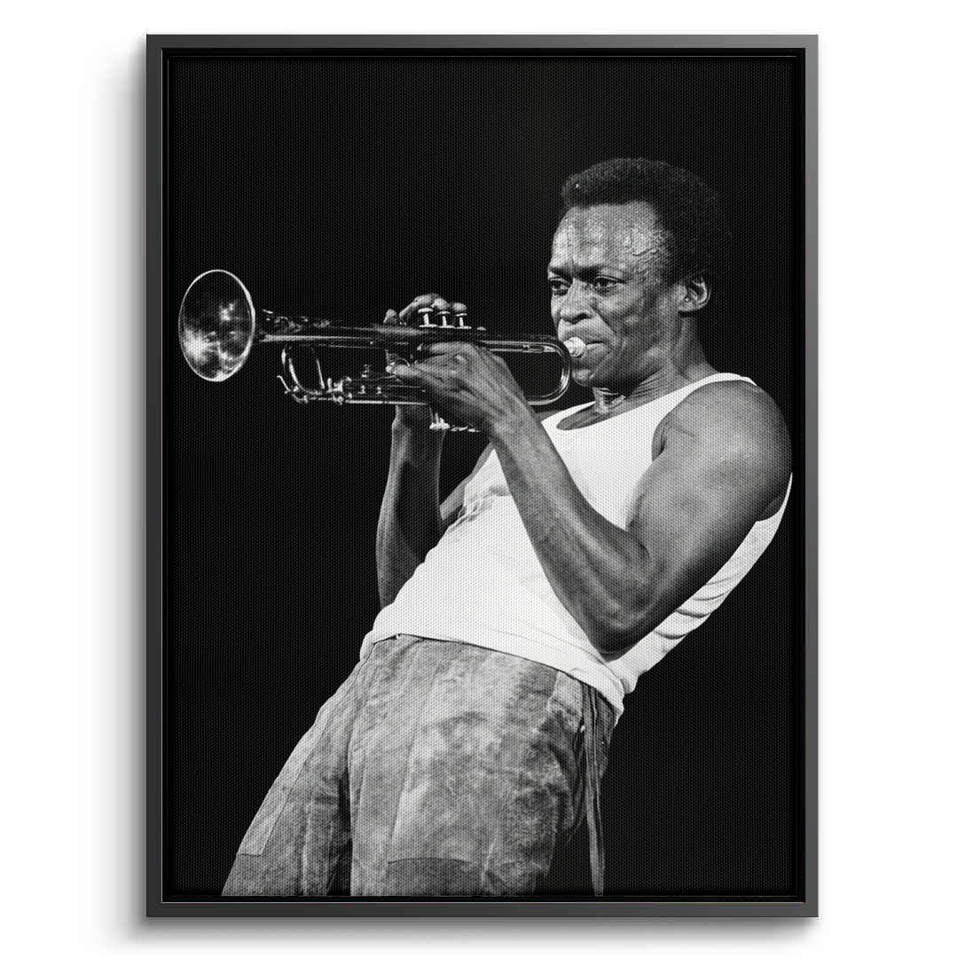 2Miles Davis Iconic Trumpet Solo - Canvas