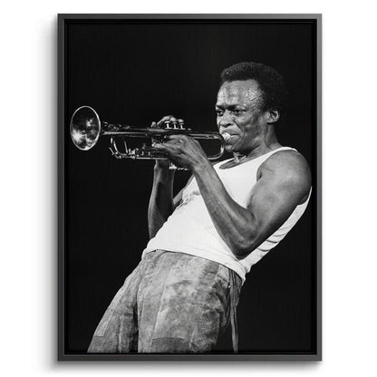 Miles Davis Iconic Trumpet Solo - Canvas