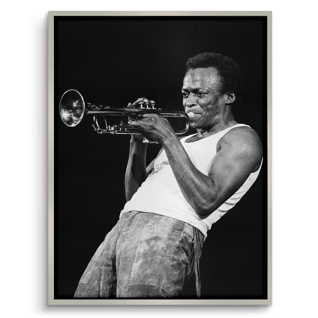 2Miles Davis Iconic Trumpet Solo - Canvas