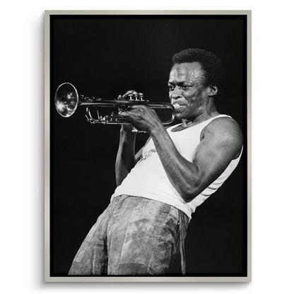 Miles Davis Iconic Trumpet Solo - Canvas