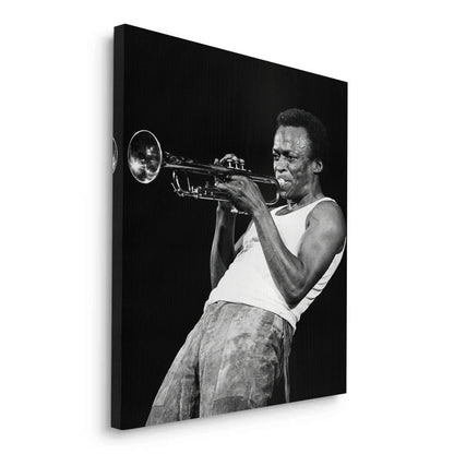 Miles Davis Iconic Trumpet Solo - Canvas