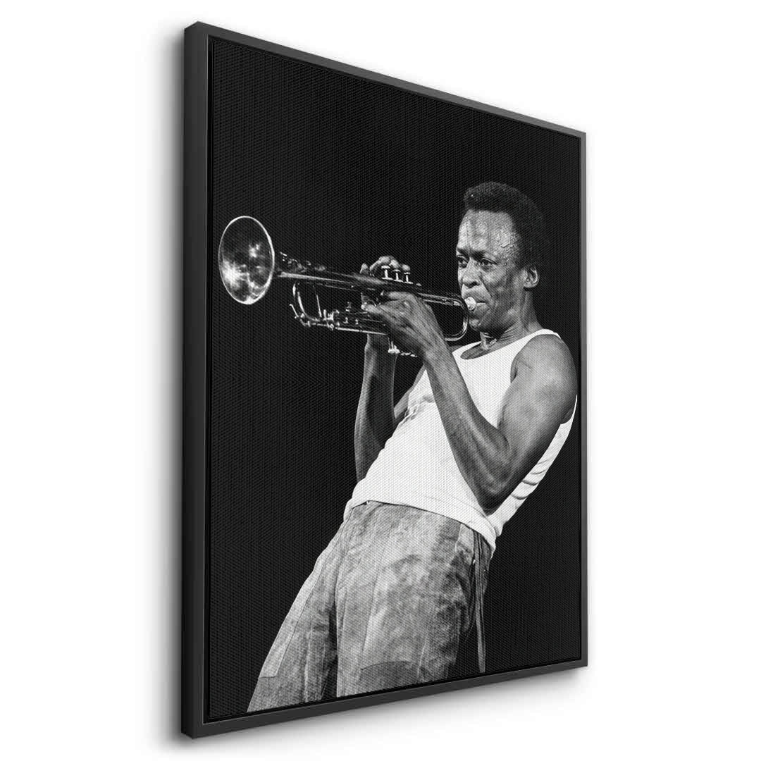 2Miles Davis Iconic Trumpet Solo - Canvas