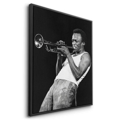 Miles Davis Iconic Trumpet Solo - Canvas