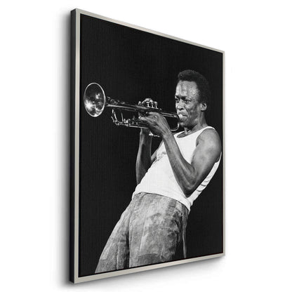 Miles Davis Iconic Trumpet Solo - Canvas