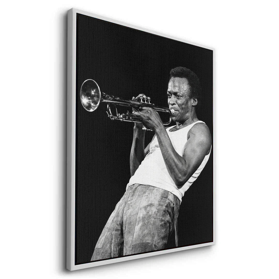 2Miles Davis Iconic Trumpet Solo - Canvas