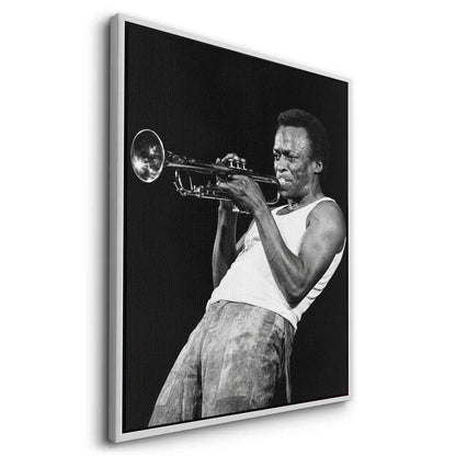 Miles Davis Iconic Trumpet Solo - Canvas