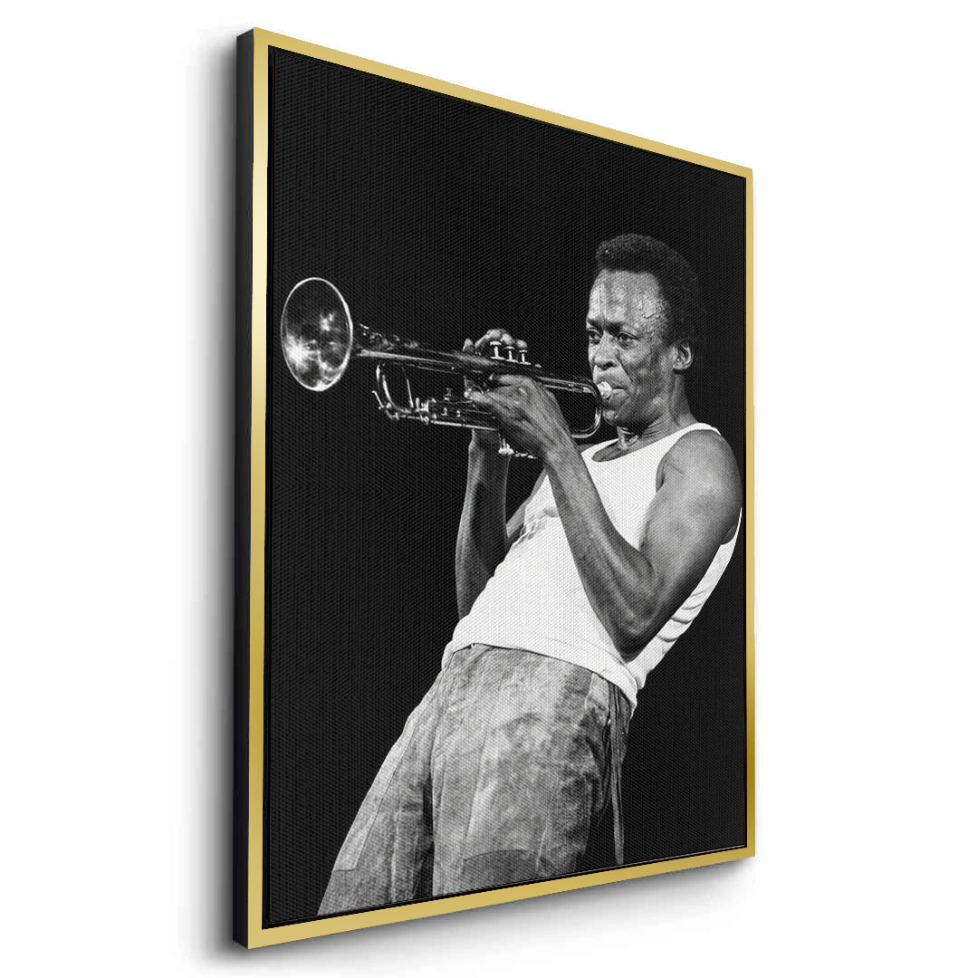 2Miles Davis Iconic Trumpet Solo - Canvas