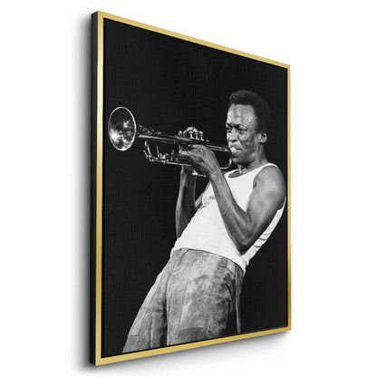 Miles Davis Iconic Trumpet Solo - Canvas