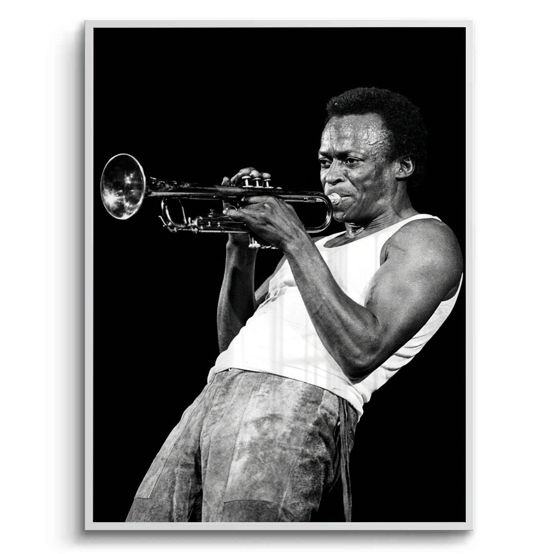 2Miles Davis Iconic Trumpet Solo - Fine Art