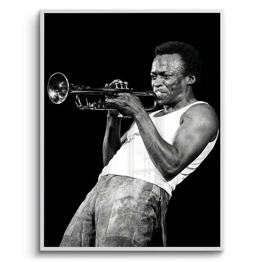 Miles Davis Iconic Trumpet Solo - Fine Art