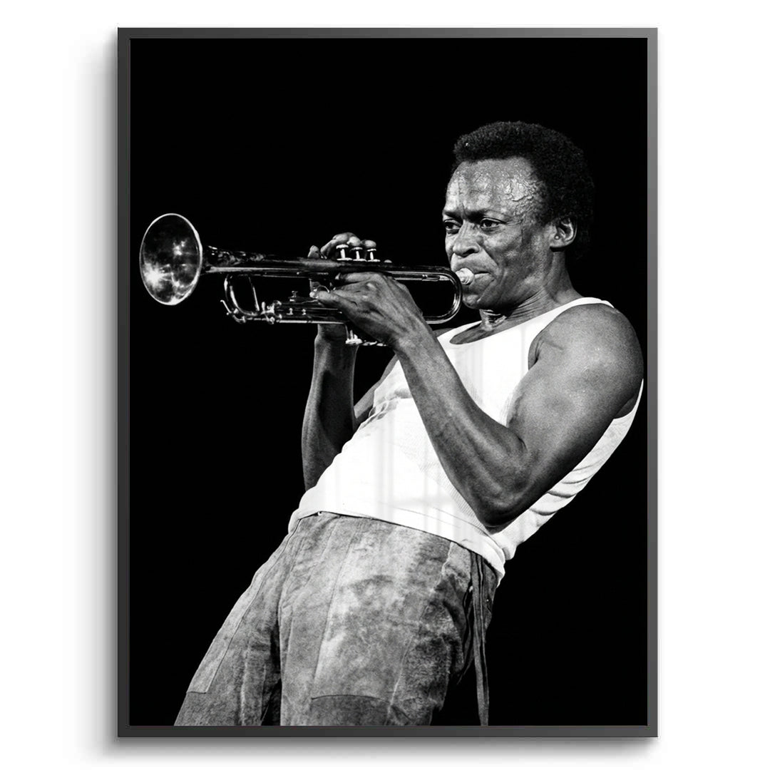 2Miles Davis Iconic Trumpet Solo - Fine Art
