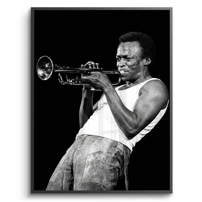 Miles Davis Iconic Trumpet Solo - Fine Art