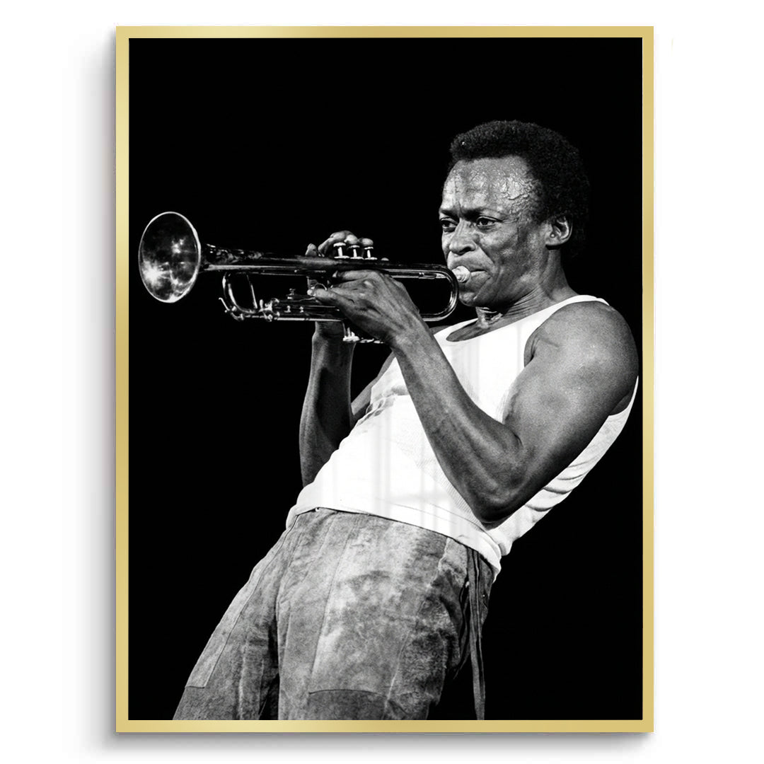 2Miles Davis Iconic Trumpet Solo - Fine Art