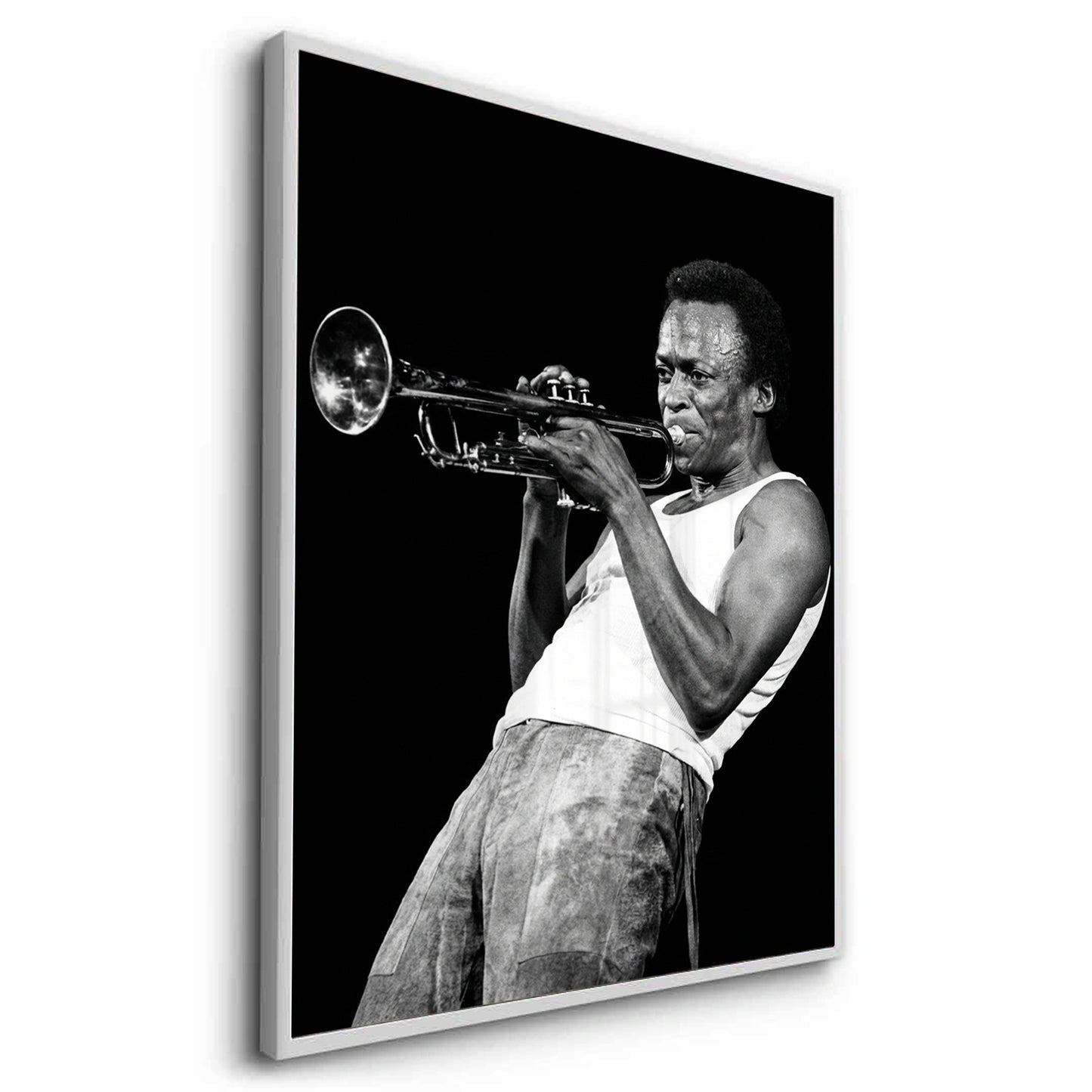 2Miles Davis Iconic Trumpet Solo - Fine Art