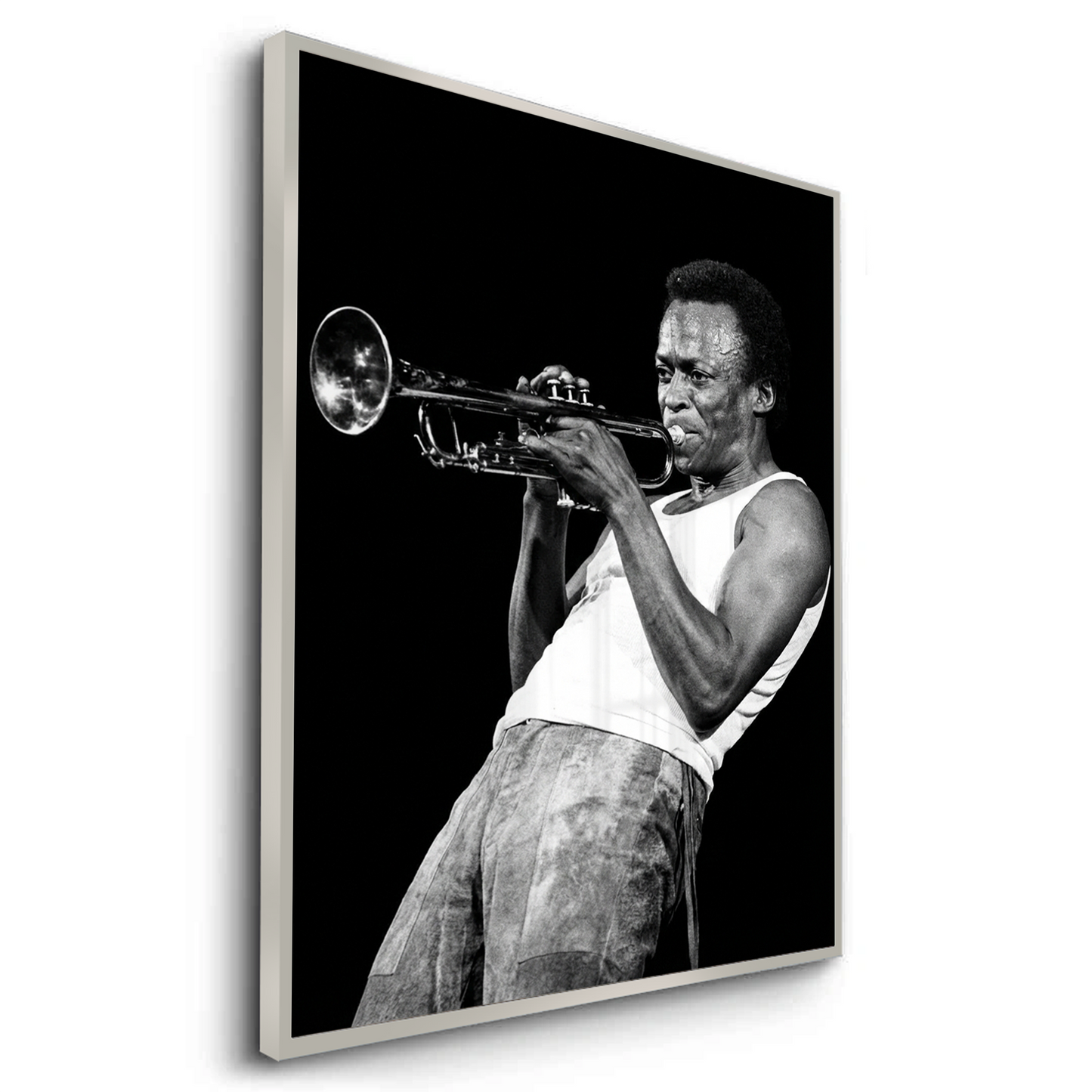 2Miles Davis Iconic Trumpet Solo - Fine Art