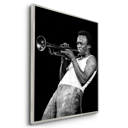 Miles Davis Iconic Trumpet Solo - Fine Art