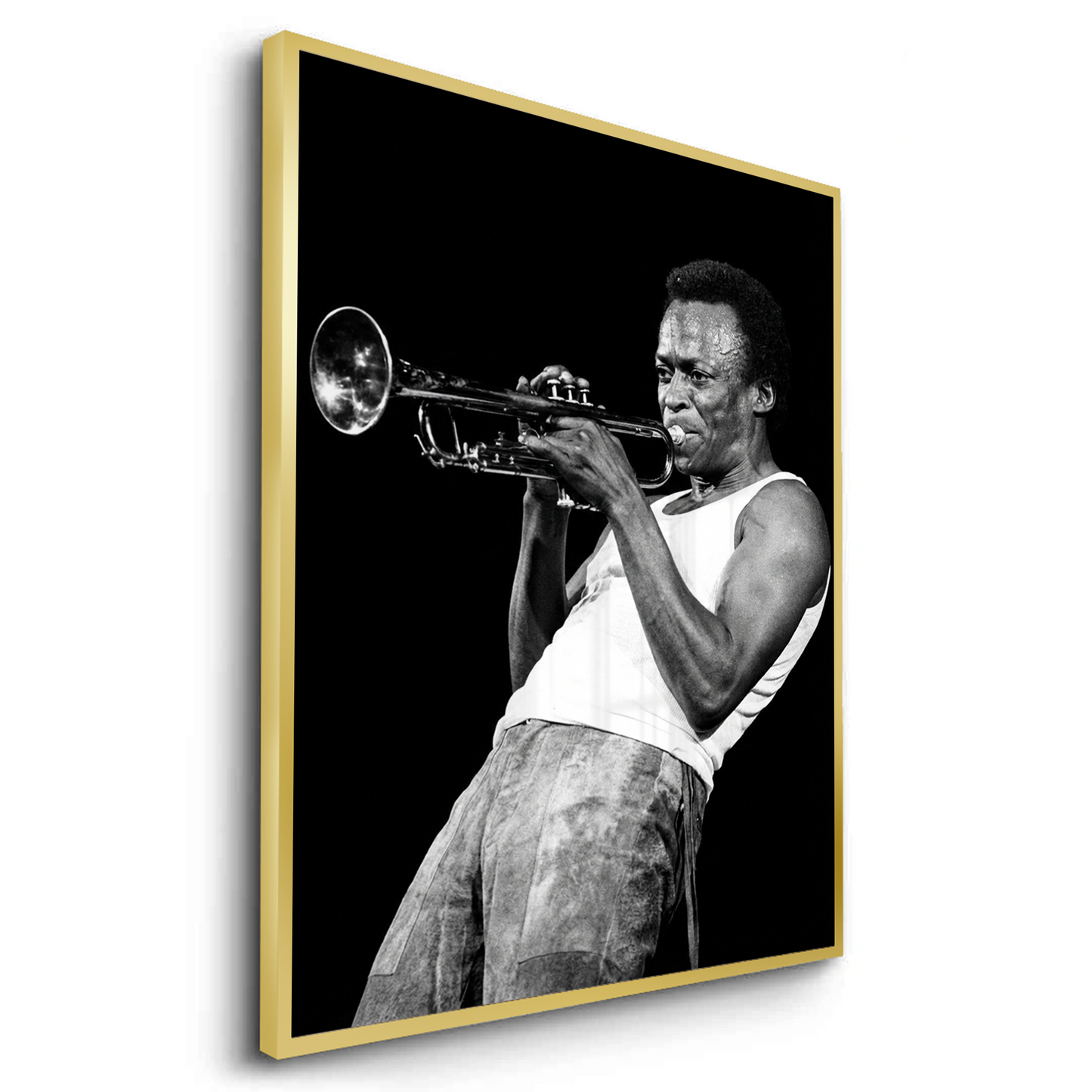 2Miles Davis Iconic Trumpet Solo - Fine Art