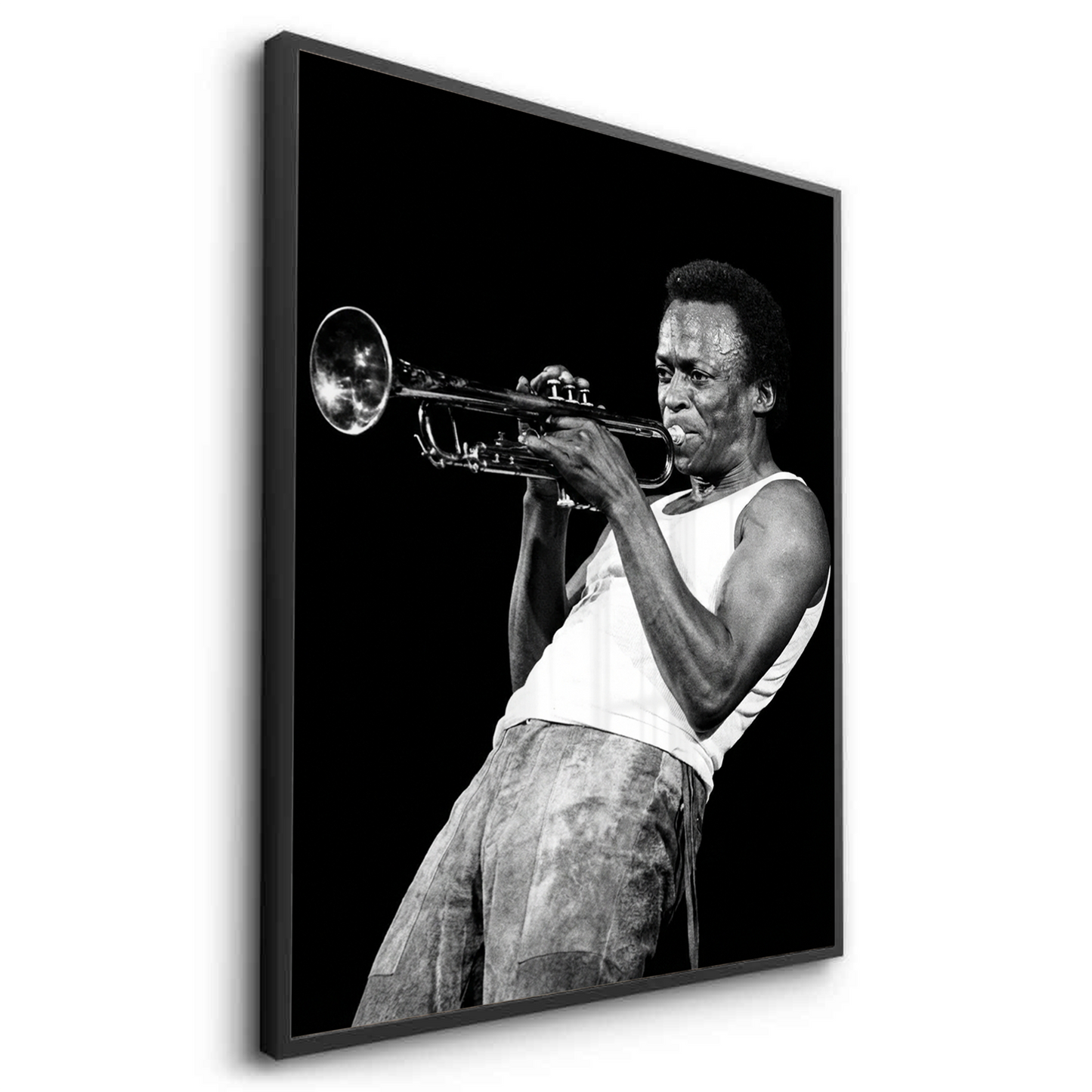 2Miles Davis Iconic Trumpet Solo - Fine Art