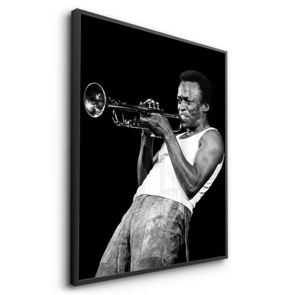 Miles Davis Iconic Trumpet Solo - Fine Art