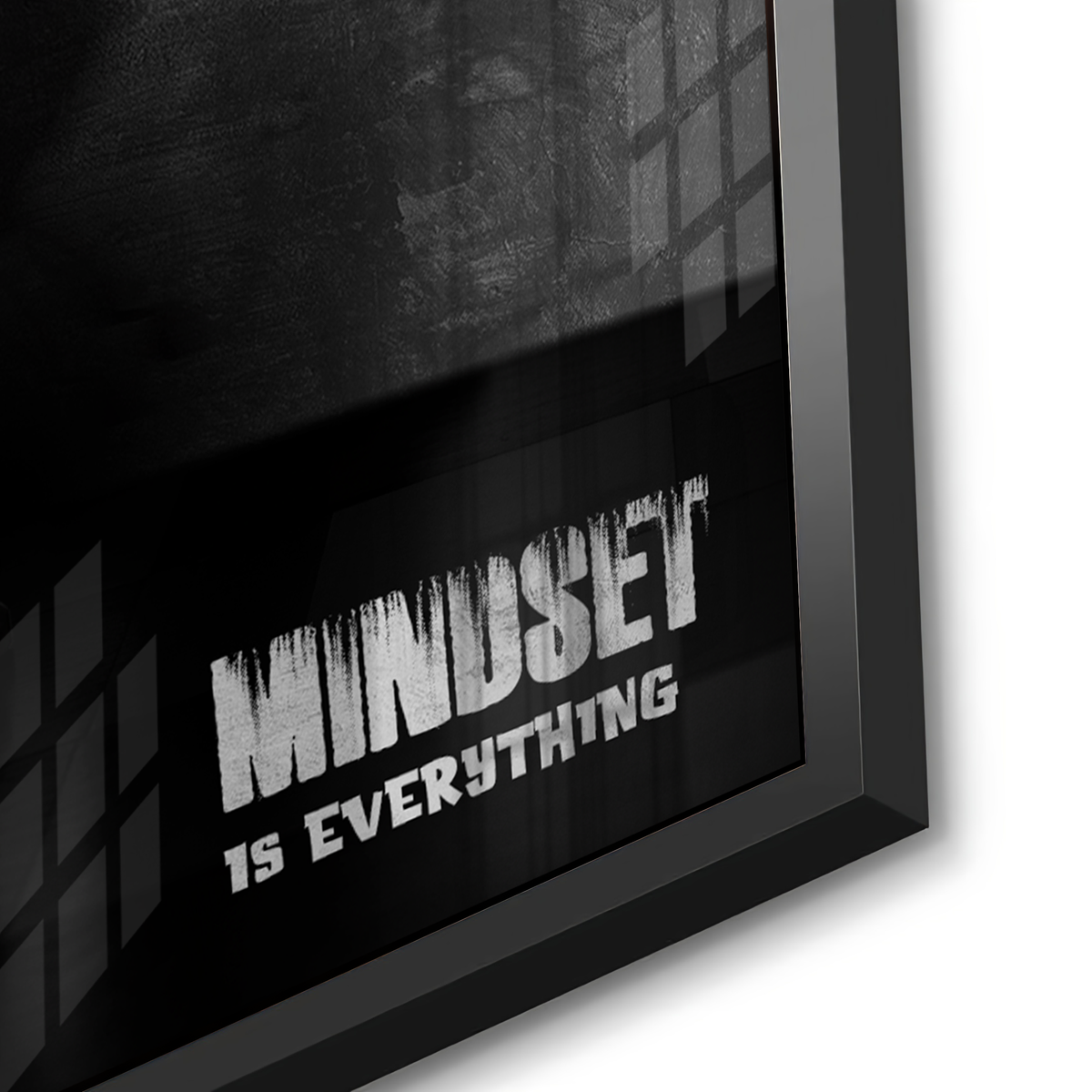 Mindset is everything - Acrylic - Jasmineart.ae