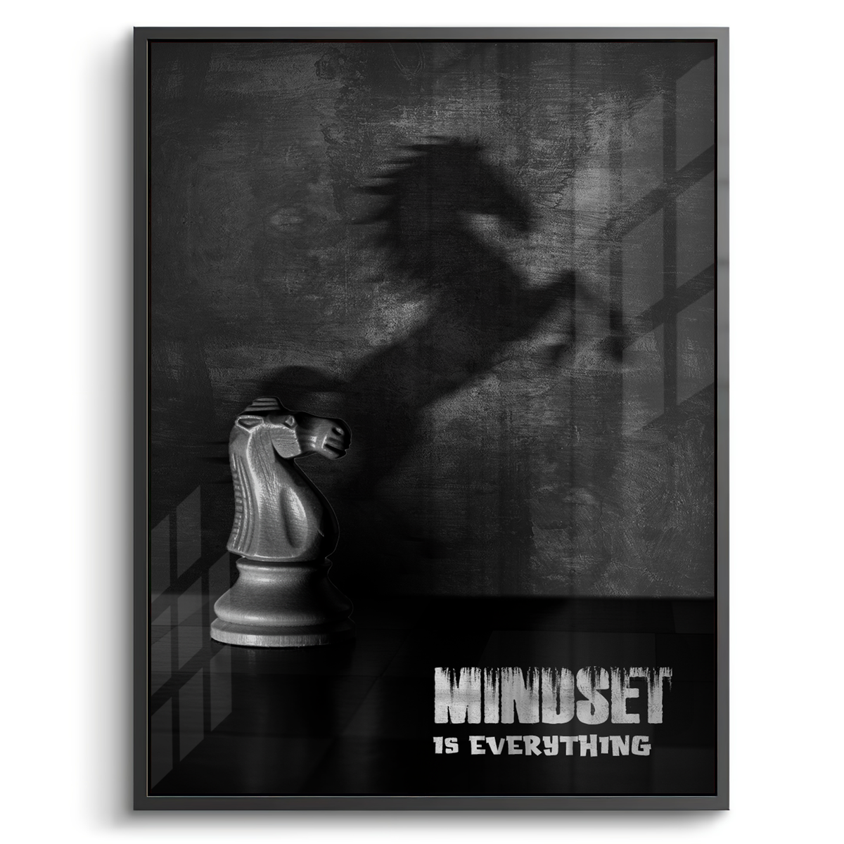 Mindset is everything - Acrylic - Jasmineart.ae