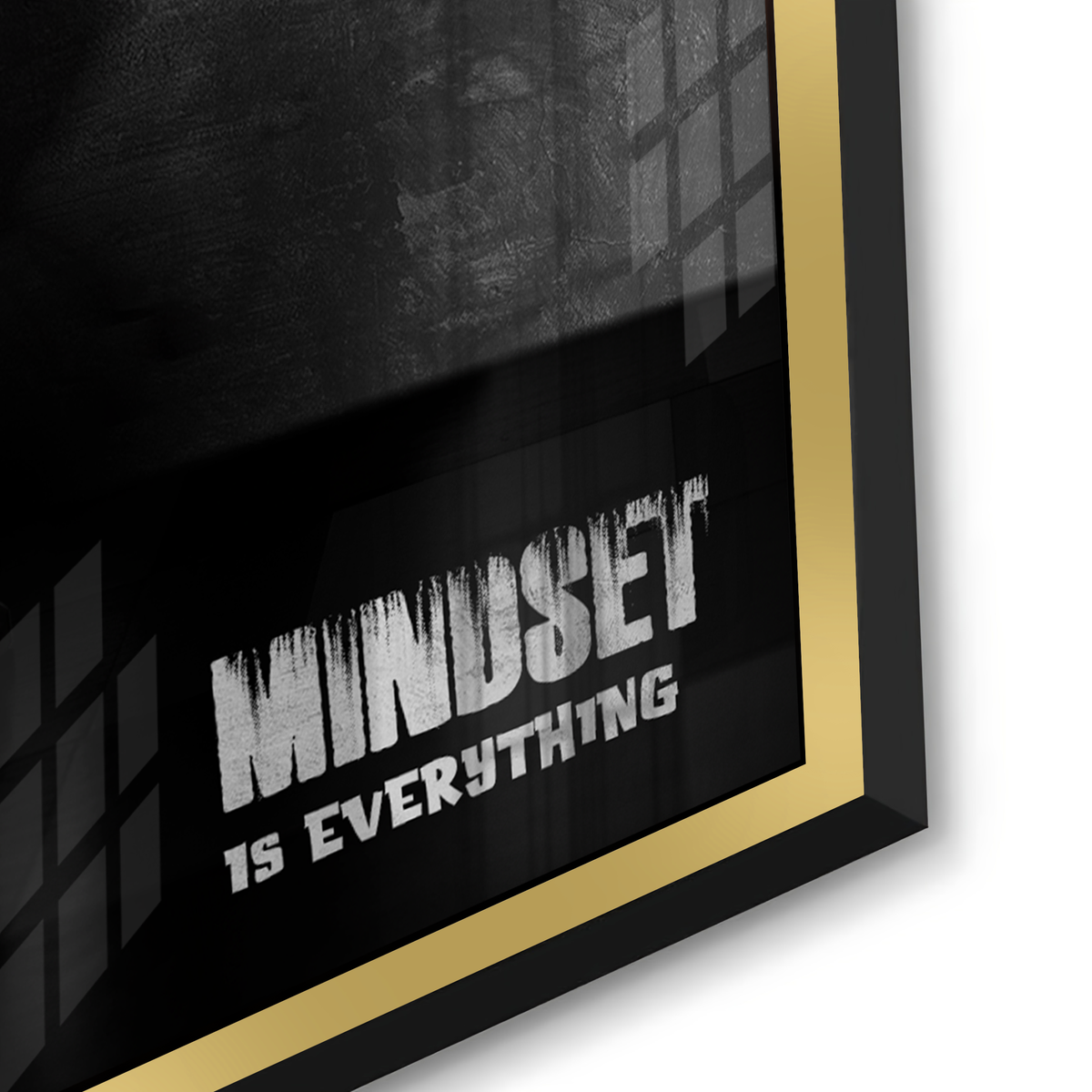 Mindset is everything - Acrylic - Jasmineart.ae