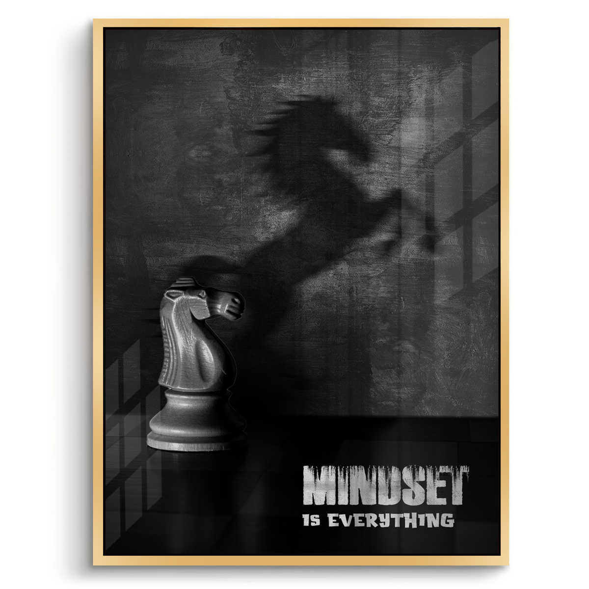 Mindset is everything - Acrylic - Jasmineart.ae