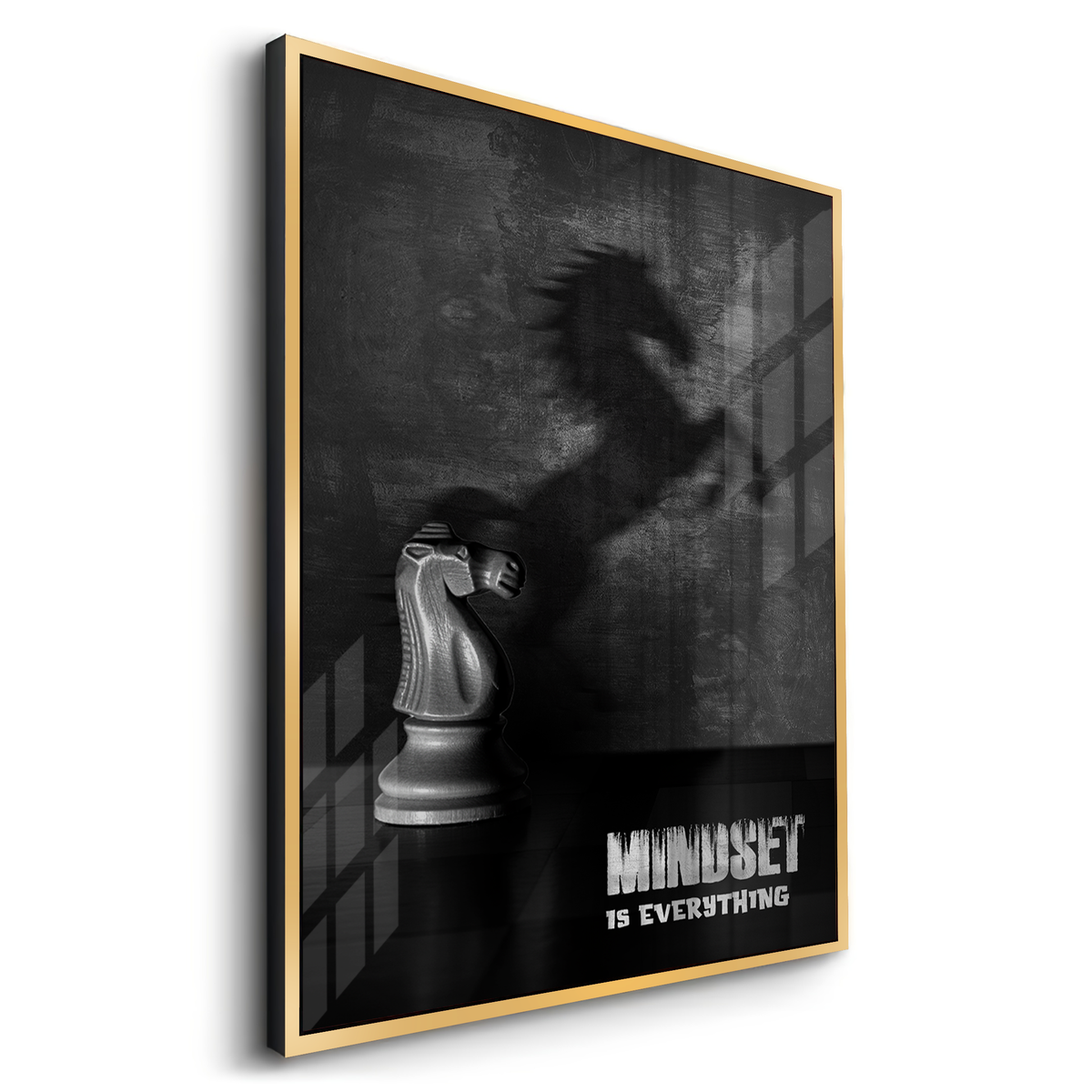 Mindset is everything - Acrylic - Jasmineart.ae