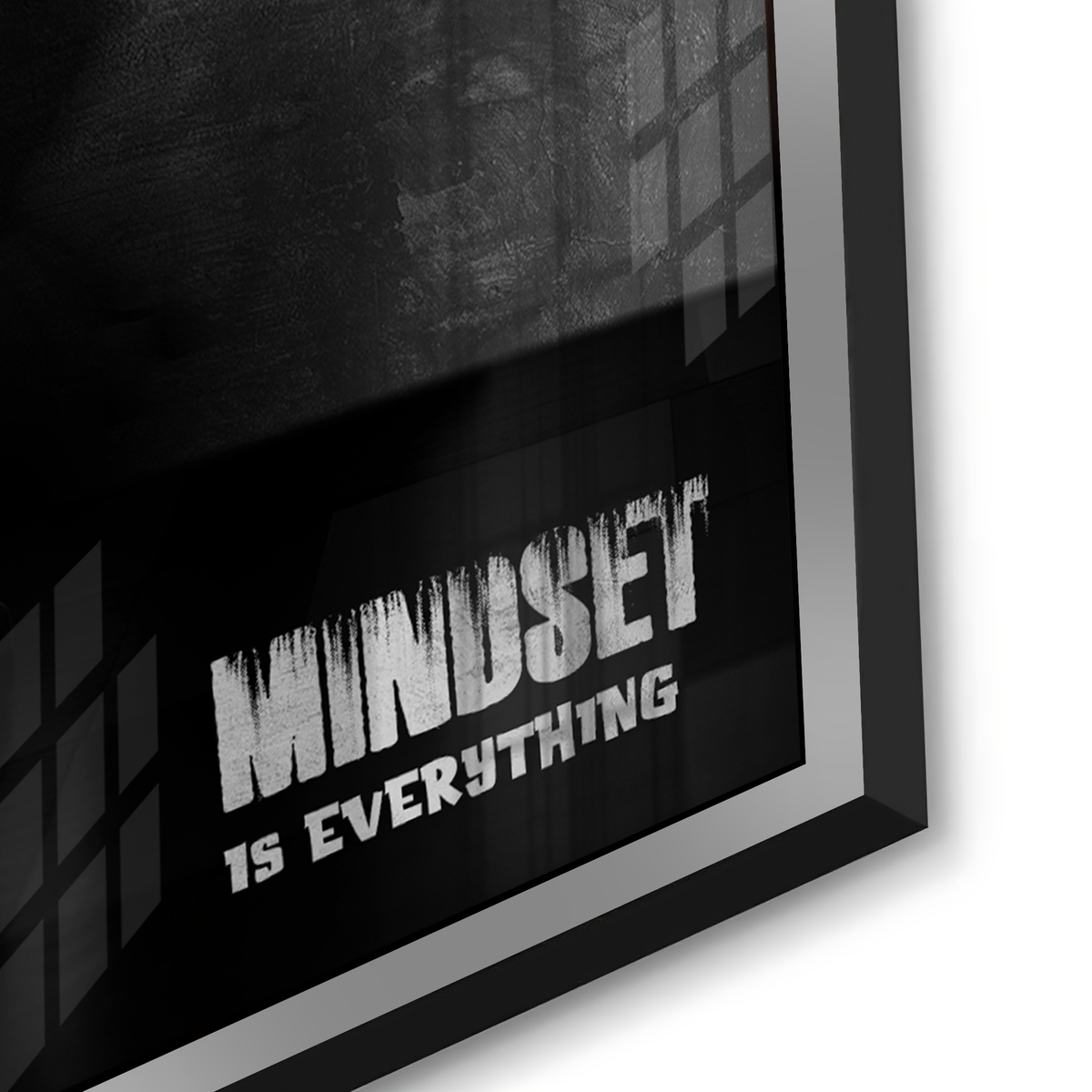 Mindset is everything - Acrylic - Jasmineart.ae