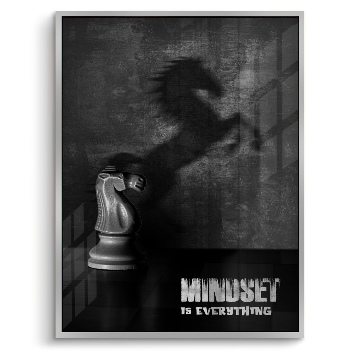 Mindset is everything - Acrylic - Jasmineart.ae