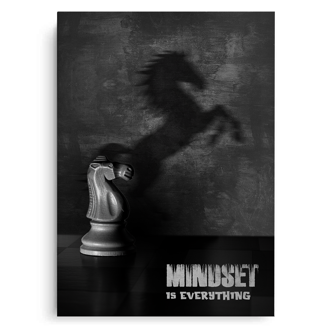 Mindset is everything - Canvas - Jasmineart.ae