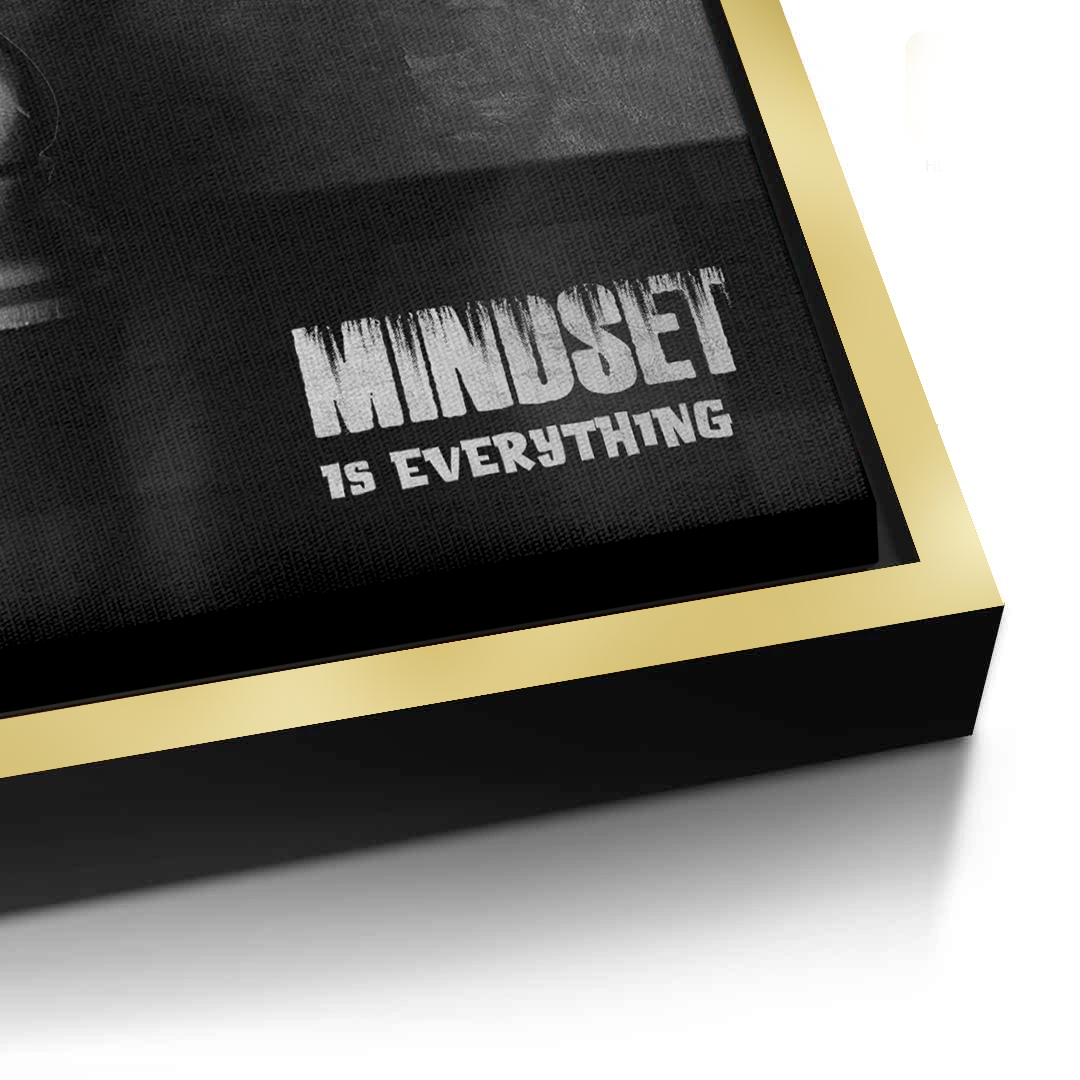 Mindset is everything - Canvas - Jasmineart.ae