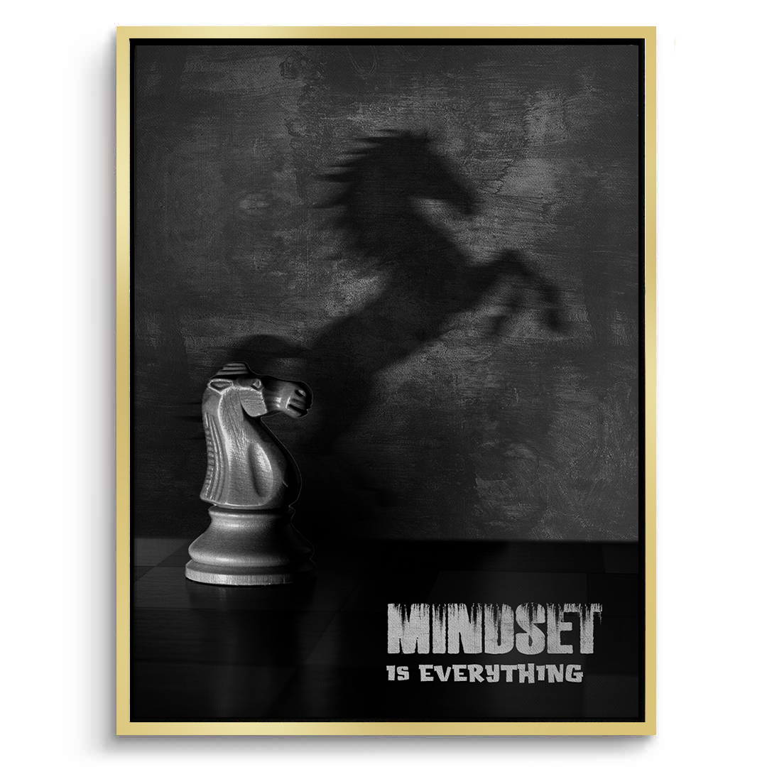 Mindset is everything - Canvas - Jasmineart.ae