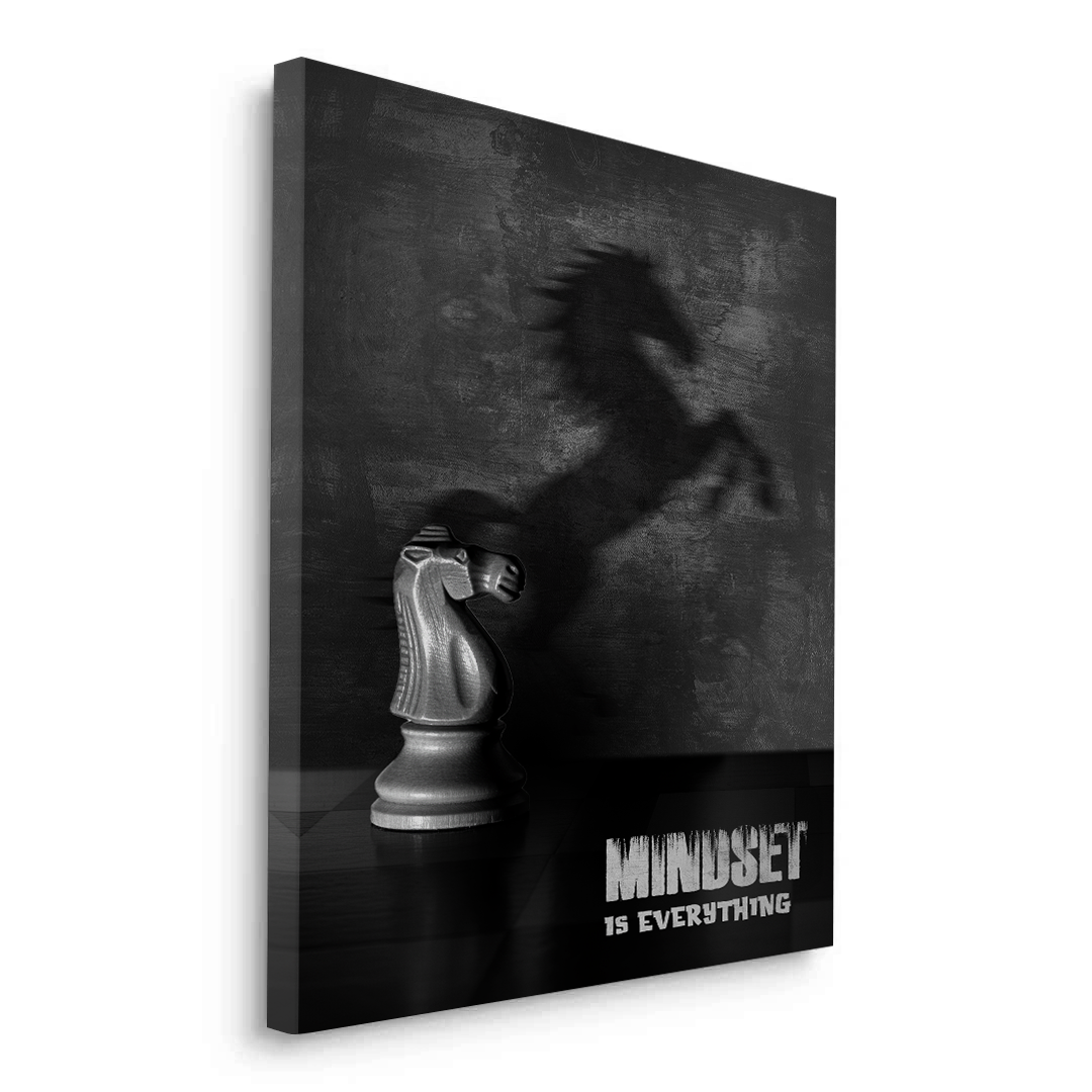 Mindset is everything - Canvas - Jasmineart.ae