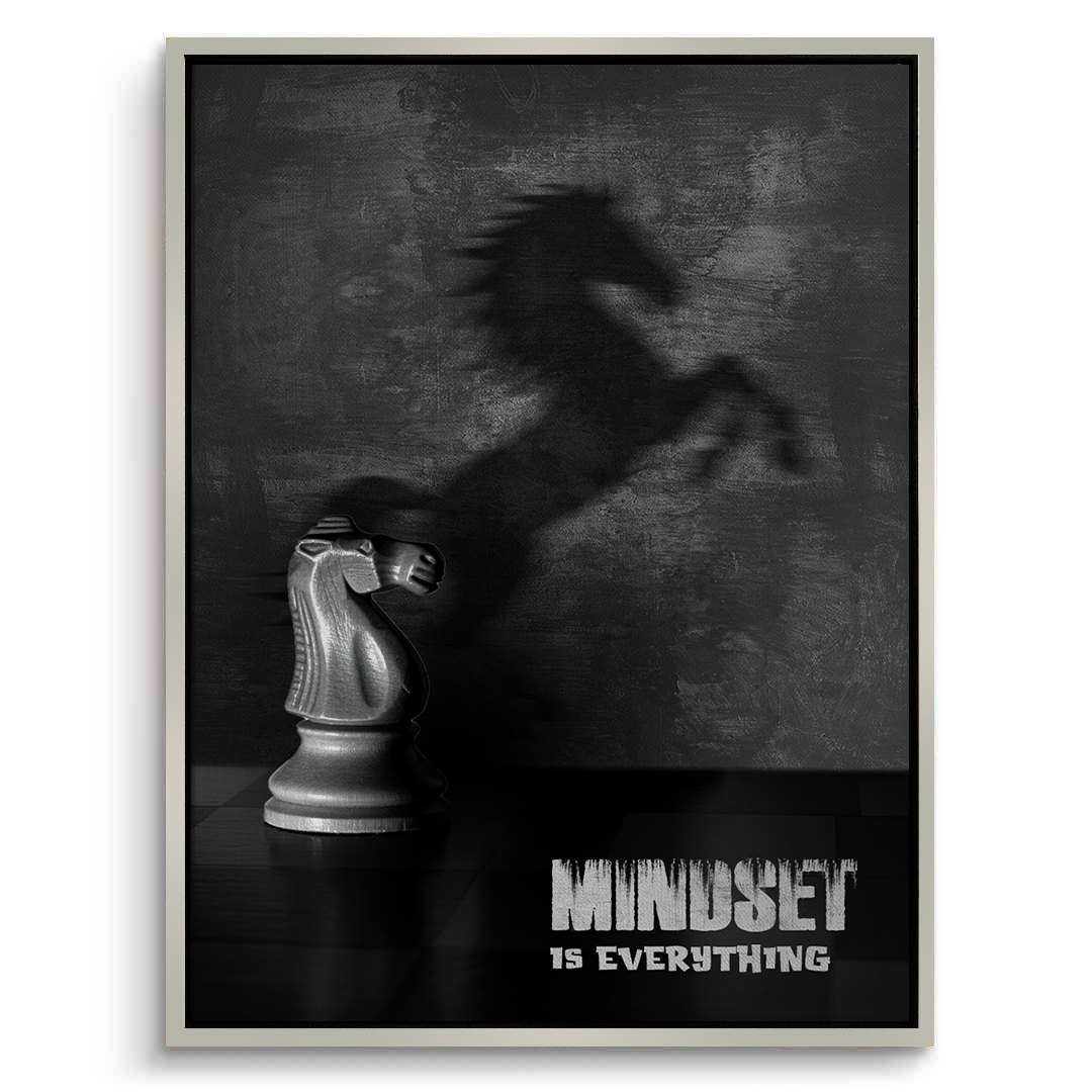 Mindset is everything - Canvas - Jasmineart.ae