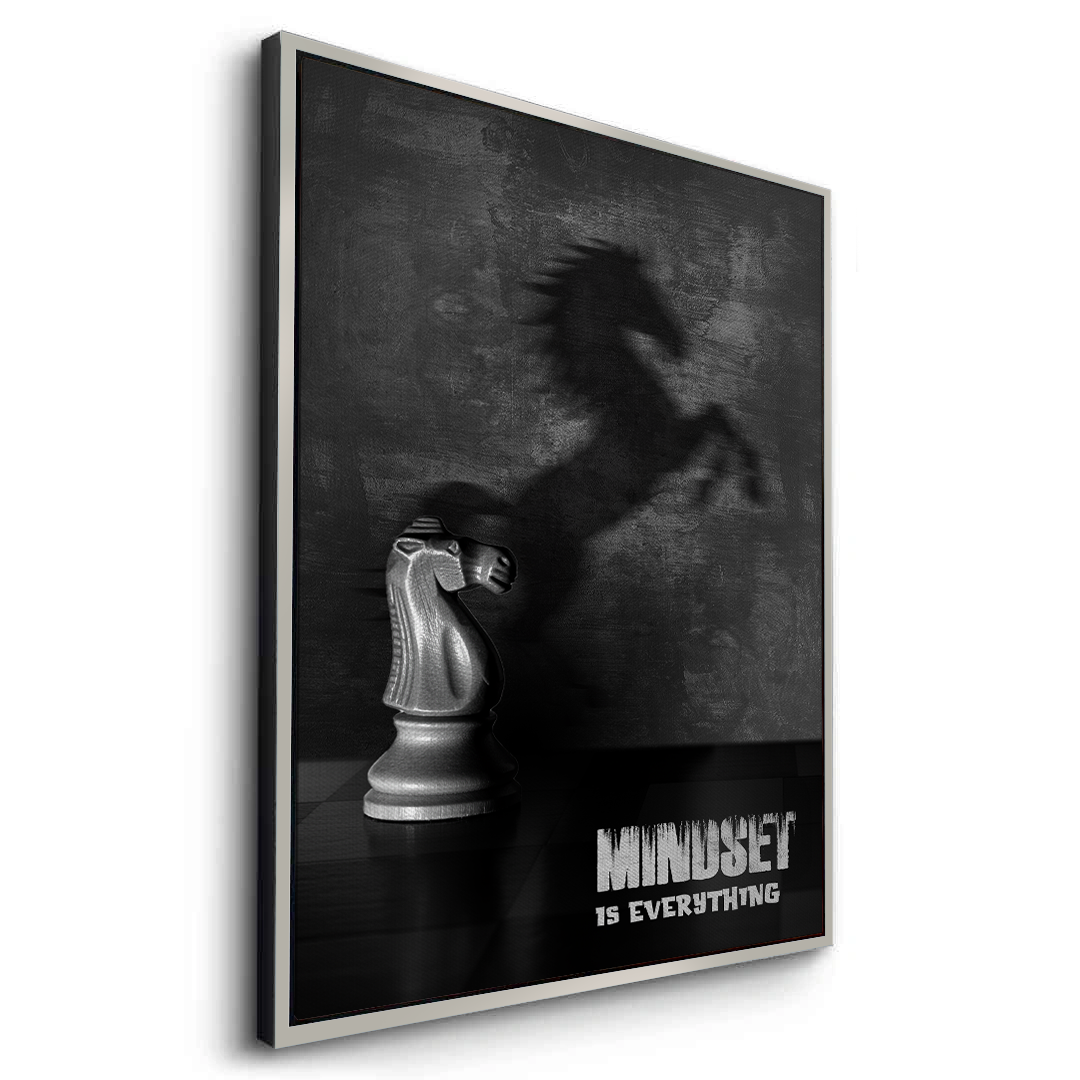 Mindset is everything - Canvas - Jasmineart.ae
