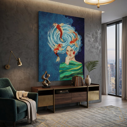Minds of Koi - Canvas